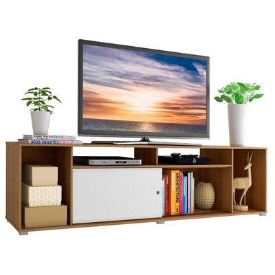 Rack para TV até 65" Cancun Rustic/Branco Madesa