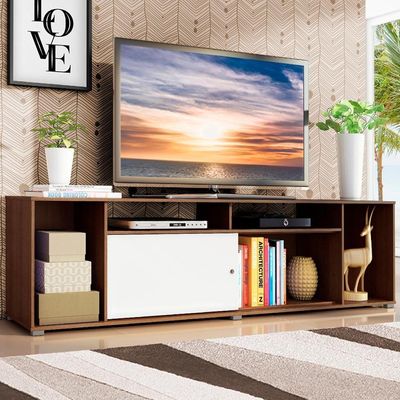 Rack para TV até 65" Cancun Rustic/Branco Madesa