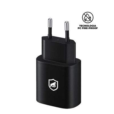 Carregador Turbo Tipo C - QC 3.0 - até 25W - Preto - Gshield
