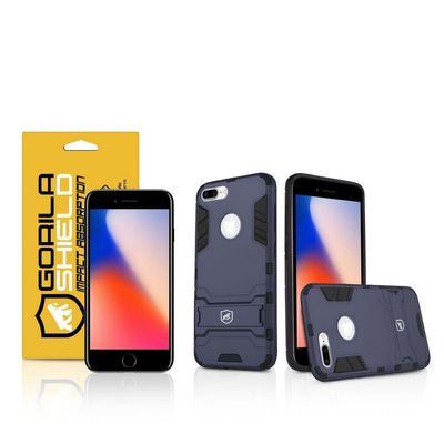 Kit Capa Armor e Película de Vidro Dupla para Iphone 8 Plus - Gorila Shield