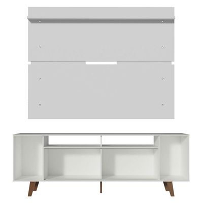 Rack Madesa Cancun com Pés e Painel para Tv Até 65 Polegadas