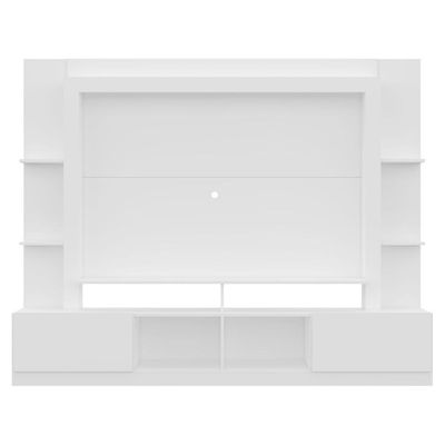 Rack Estante com Painel Tv 65 e 2 Portas Oslo Branco