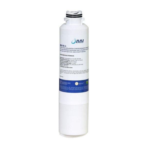 Filtro Interno Bbi Fs-1 Geladeira Samsung Da29-00020b