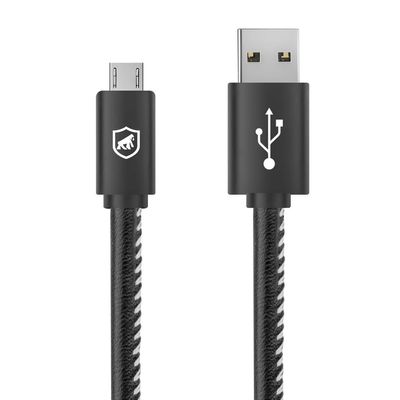 Cabo Turbo Militar - 1,5M - Micro USB V8 - Gshield