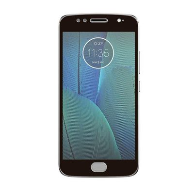 Película Coverage Color para Motorola Moto G5S Plus - Preta - Gorila Shield (COBRE TODA TELA)
