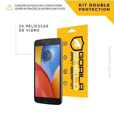 Película de Vidro Dupla para Motorola Moto E4 Plus - Gorila Shield