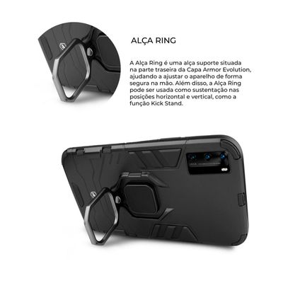 Capa Defender Black para Huawei P40 - Gshield