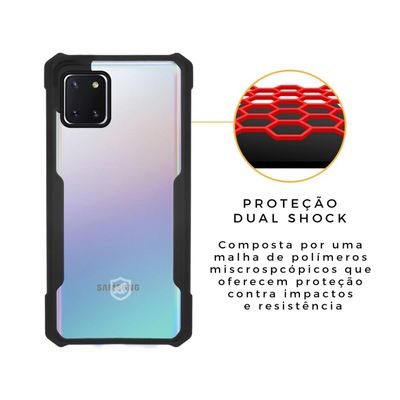 Capa Dual Shock X Preta Samsung Galaxy Note 10 Lite - Gshield