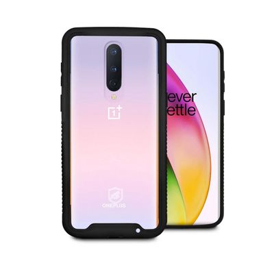 Capa Stronger Preta Para OnePlus 8 - Gshield