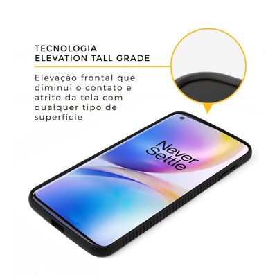 Capa Stronger Preta Para OnePlus 8 - Gshield