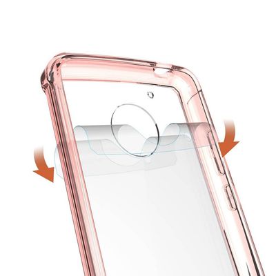 Capa Ultra Slim Air Rosa para Motorola Moto G5 Plus - Gorila Shield