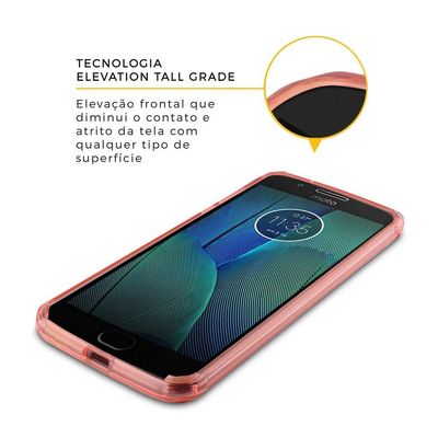 Capa Ultra Slim Air Rosa para Motorola Moto G5S - Gorila Shield