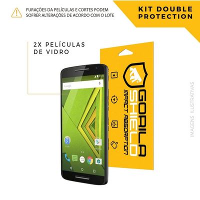 Película de Vidro Dupla para Motorola Moto X Play - Gorila Shield