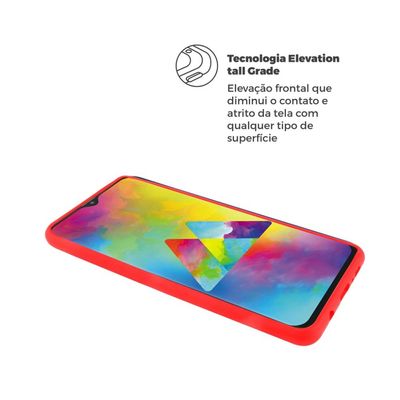 Capa Atomic para Samsung Galaxy M20 - Vermelha - Gorila Shield