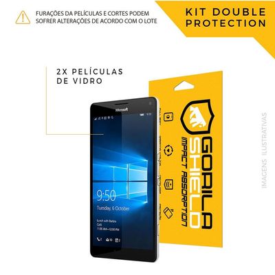 Película de Vidro Dupla para Microsoft 950 - Gorila Shield