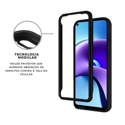 Capa Stronger Preta para Xiaomi Redmi Note 9T - Gshield