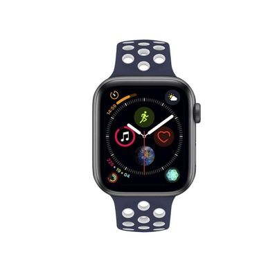 Pulseira para Apple Watch 38mm/40mm - Armor Running - Azul escuro e Branco - Gshield