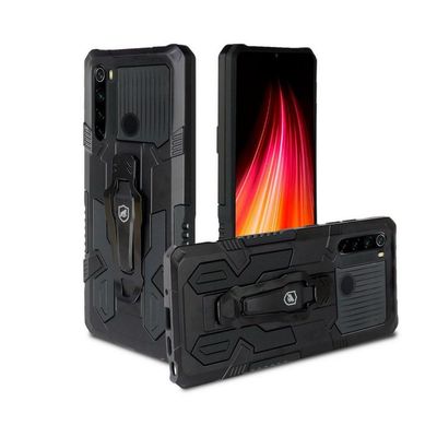Kit Capa Clip e Pelicula Defender Glass Xiaomi Redmi Note 8 - Gshield