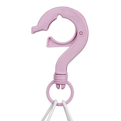 Mini-varal Oval 24 Prendedores - Rosa