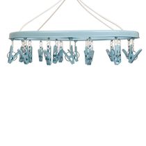 Mini-varal Oval 24 Prendedores - Azul