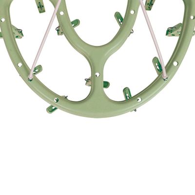 Mini-varal Oval 24 Prendedores - Verde