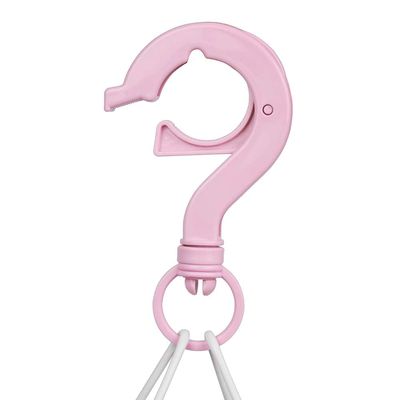 Mini-varal Retangular Dobrável 32 Prendedores - Rosa