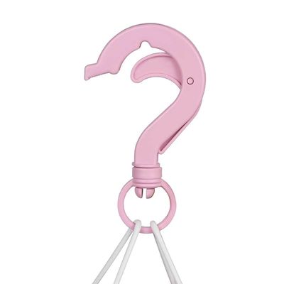 Mini-varal Retangular Dobrável 32 Prendedores - Rosa