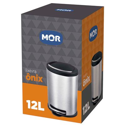 Lixeira 12 Litros Ônix