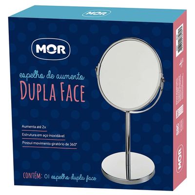 Espelho de Aumento Dupla Face Pedestal