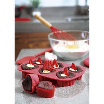Assadeira Cupcake e Muffin Coração