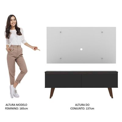 Rack e Painel para TV até 55" Le Mans 2 Portas Madesa