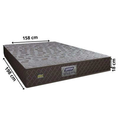 Colchão Casal Composto Densidade 60 Sonopro 1,58x1,98x0,18 Marrom