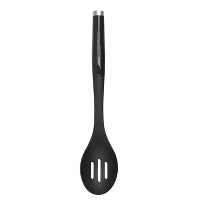 Colher Perfurada Servir De Nylon Cozinha Preta Kitchenaid