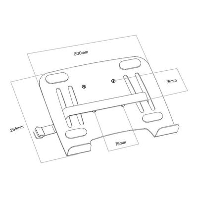 Kit Suporte Articulado De Mesa Pistão A Gás F80n Elg + Bandeja Apoio Notebook Nbh-1