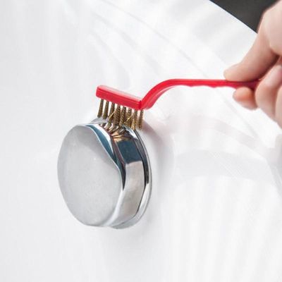 Kit De Escovas Multiuso Aço Latão E Nylon - 3 Peças