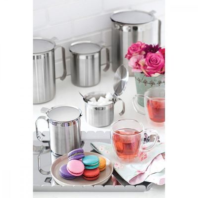 Jarra Tramontina Buena Para água Em Aço Inox Com Tampa 14 Cm 2,9 L