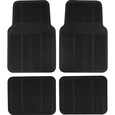 Jogo de Tapete de Borracha Automotivo com 4 Peças Universal 4001 Luxcar