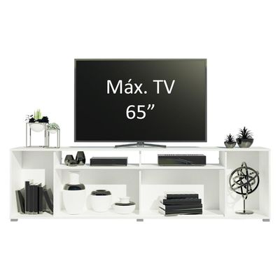 Rack para TV até 65" Cancun Branco Madesa