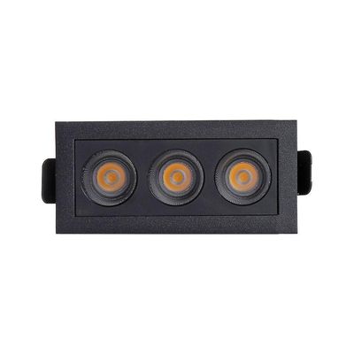 Spot De Embutir Nordecor Powerus Led 6w Bivolt Preto 3000k Luz Amarela
