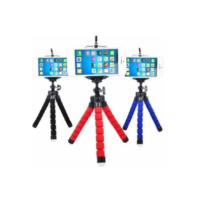 Selfie Flex-pod - Mini Tripé Flexível Preto C/ Nf