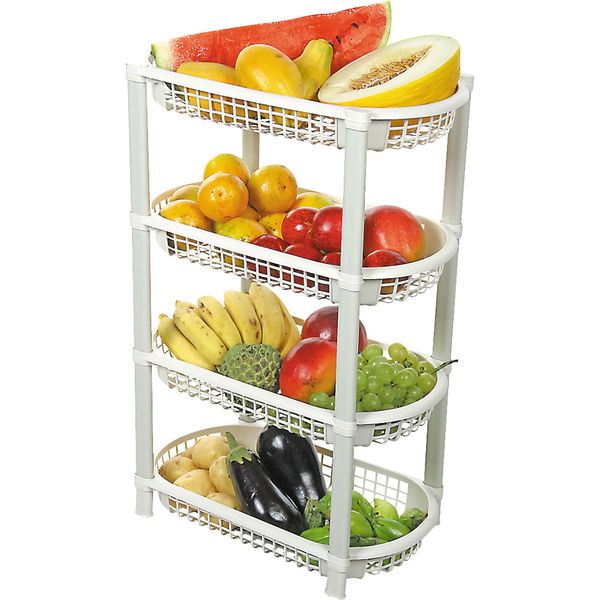 Fruteira Quádrupla Oval São Bernardo