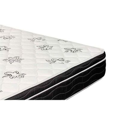 Conjunto Box Queen: Colchão Molas Ortobom Nanolastic Physical Spring + Base CRC Suede Black(158x198)