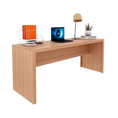 Mesa de Escritório ME4185 180cm Nogal - Tecno Mobili