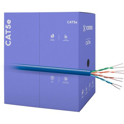 Cabo de Rede CAT5E 305M Fortrek FK500C CMX Azul - CX / 305