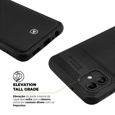 Capa para Samsung Galaxy A04 - Symetric Preta - Gshield