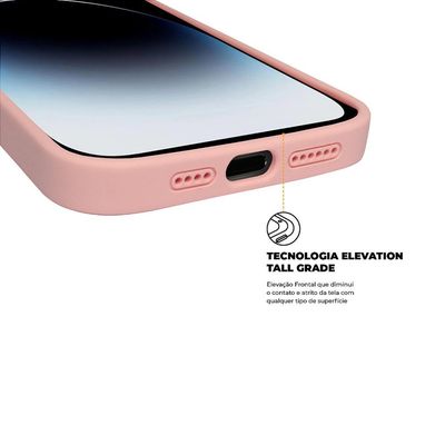 Capa para iPhone 14 Pro Max - Silicon Premium Rosa - Gshield