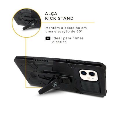 Capa Clip e Pelicula Coverage para iPhone 12 - Gshield
