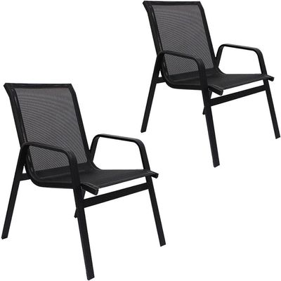 Kit 2 Cadeiras Lótus Premium Preto