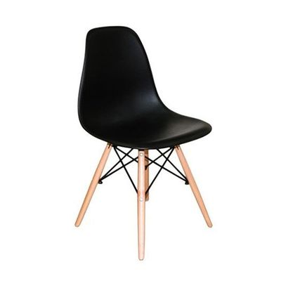 Mesa Redonda Eiffel Para Sala 80cm E 3 Cadeiras Charles Eames