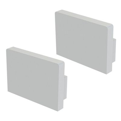 Kit Acessórios Taschibra Para Perfil Sobrepor 1,4x2cm Vertex 20 Branco
